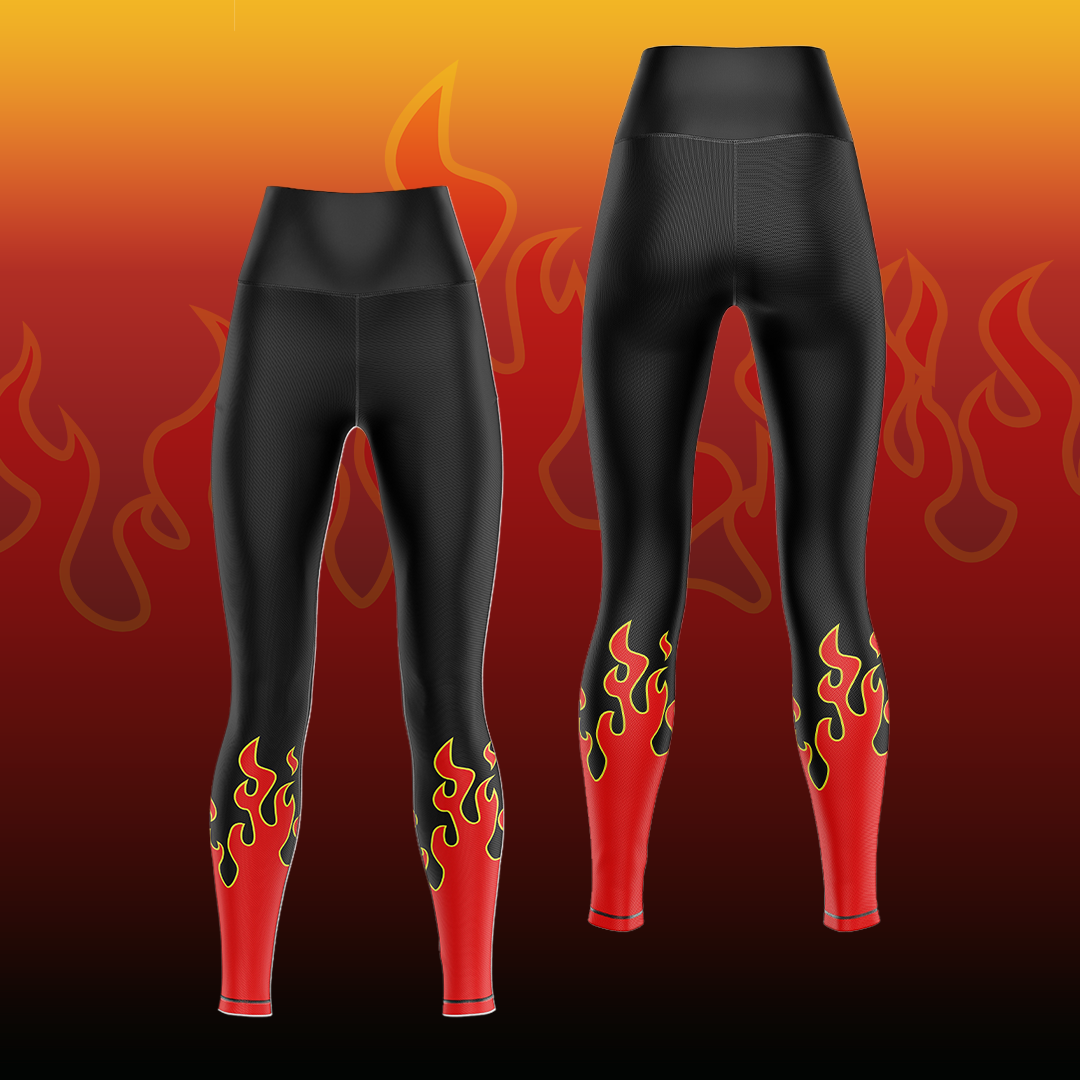 Turndown Flame | Women's High-Waisted Spats